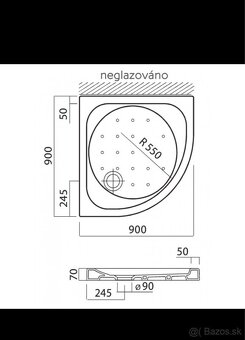 Sprchova vanička Kolo NOVÁ - 2