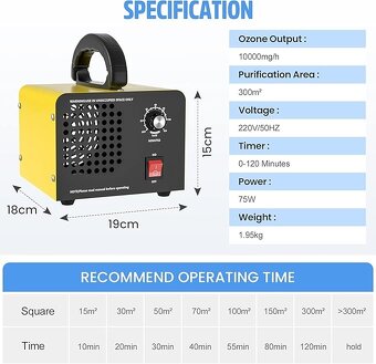 Generátor ozónu 10,000 g/h - 2
