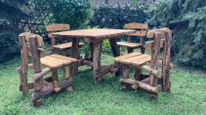 Záhradné sedenie/nábytok - agátový masív - 2