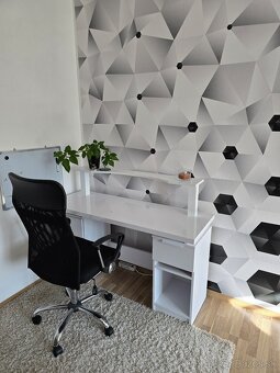 Písací stôl s LED osvetlením - 2