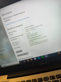Asus i7 cpu 8gb ram - 2