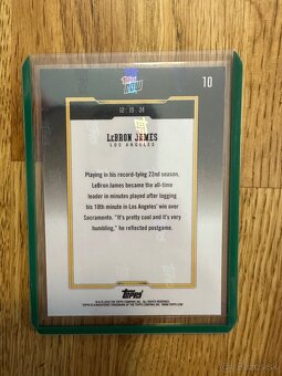 TOPPS NOW ZBERATEĽSKÁ KARTA LEBRON JAMES EXKLUZÍVNA - 2