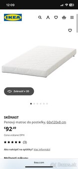 Detská postielka s matracom - 2