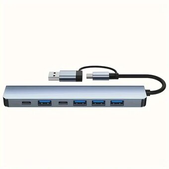 Redukcia z USB a USB C na viac USB - 2
