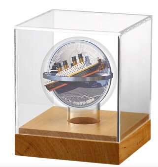 zlato striebro minca titanic legenda 3D 2022 proof - 2