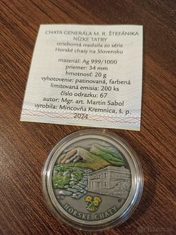 Strieborná medaila - Chata generála M.R. Štefánika - 2