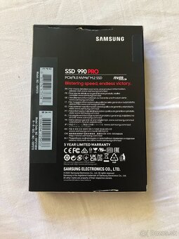 Predám SSD Samsung 990PRO 2TB - 2