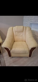 Kožená sedacia súprava - 2