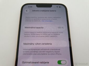 iPhone 13 PRO Max 128GB 100% kapacita batérie ZLATY - 2