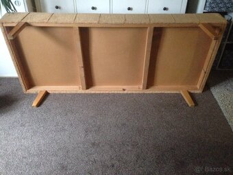 Retro drevená váľanda - 2