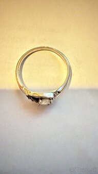 Strieborný snubný prsteň - 2