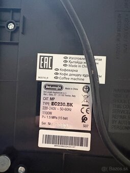 De longhi ec230 - 2