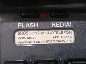 Tesla - zkušební mikrotelefon 4FP - 2