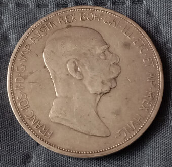 Predám 5 Korunu 1908 Jubilejnú František Jozef I. - 2