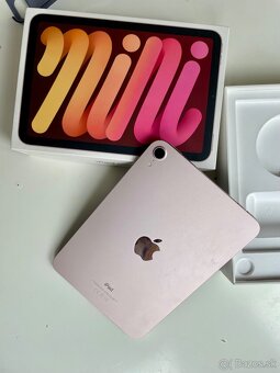 Predám iPad mini 6 64 GB Rose gold + Apple Pencil 2. gen. - 2