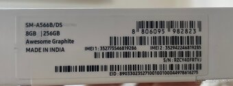 Samsung Galaxy SM-A566B/DS 8 GB/256GB Graphite - NOVÝ - 2