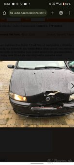 Predám Fiat Punto 2 1.2 benzín 44 kw - 2