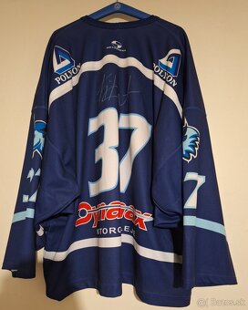 AUTHENTIC hokejovy dres HC NITRA - brankár FIKRT s podpisom - 2