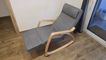 Hojdacie kreslo Onda svetlo šedá - 2