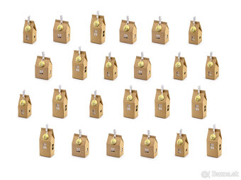 Adventný kalendár domčeky 24ks - 2