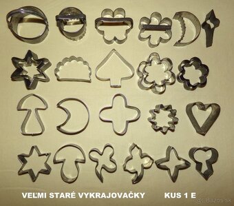 VYKRAJOVAČKY A FORMIČKY staré do zbierky aj na pečenie - 2