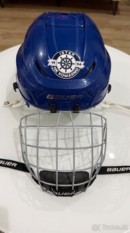 ✅ HOKEJOVÁ PROFI PRILBA - BAUER HYPERLITE = M - L = BLUE ✅ - 2