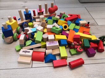 Stavebnica drevené kocky - 2