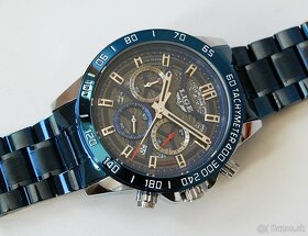 LIGE 8944 Blue Chronograph - pánske štýlové hodinky - 2
