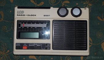 Staré rádio LCD RADIO-CLOCK na predaj - 2