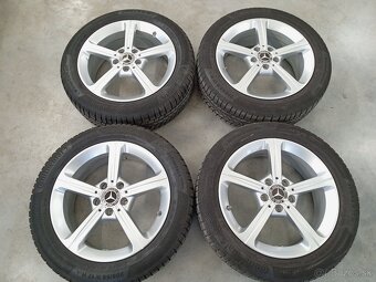 4ks zimne ALU 5x112 R17 6,5J ET44 Original MERCEDES - 2