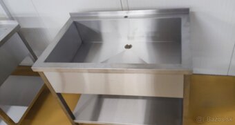 Drezy, dvojdrezy s spodnou policou, gastro nábytok - 2