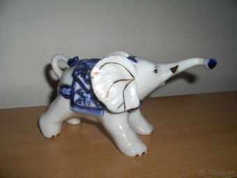 Sloník z čínskeho porcelánu 15x8 cm - bez vád - 2