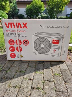 Predám novú originál zabalenú klimatizáciu Vivax N-DESIGN 3, - 2