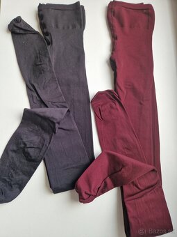 CALZEDONIA - 2x pančuchy - veľ. 4 - 2