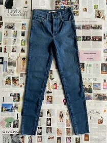 Levi’s Mile High Super Skinny W25 L30 džínsy XS Levis Levi - 2