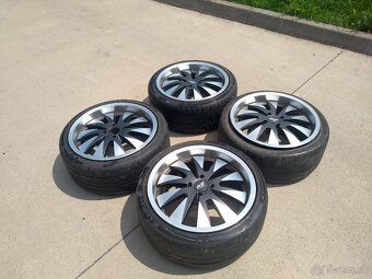 Prémiové športové hliníkové disky 4x100r17 s letnými pneu - 2