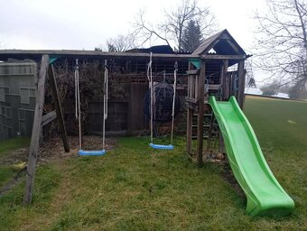 Detské ihrisko veža a hojdačka - 2