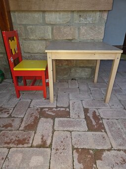 Detský stôl a stolička - 2
