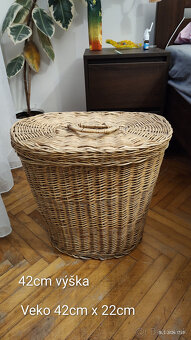 Prútený kôš na prádlo - 2