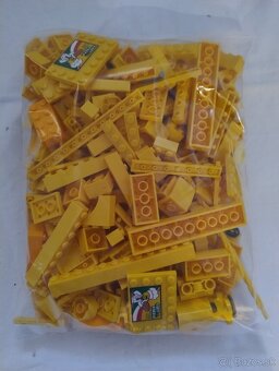 Originálne LEGO kocky - žltá 417 g - 2