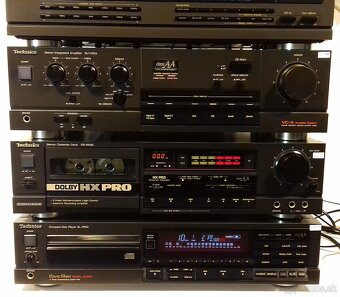 Zostava TECHNICS tuner, equalizer, zosilnovac, CD, deck= A01 - 2