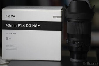 Sigma DG HSM Art 40mm f1.4 pre Sony - 2