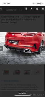 Zadný podnáraznik MAXTON KIA Proceed GT-line - 2