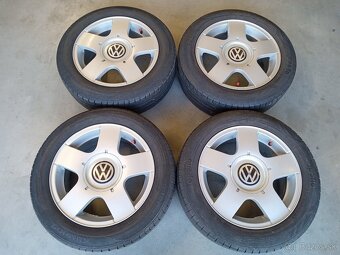 Letne ALU 5x100 R15 6J ET38 ORIGINAL VOLKSWAGEN POLO - 2
