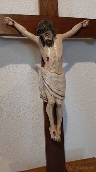 Starožitný, drevený kríž zo starého mlyna. - 2