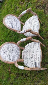 Stoličky vintage štýl 2ks - 2