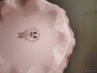 Ruzovy porcelan.Chodov.Dekor Lenka. - 2