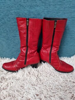 Čižmy, veľkosť 40, do polovice lýtok - 2