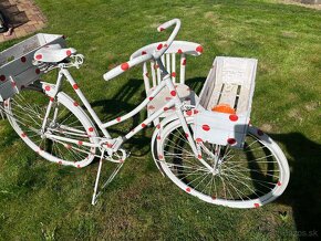 Ozdobný bicykel do záhrady na muškáta - 2