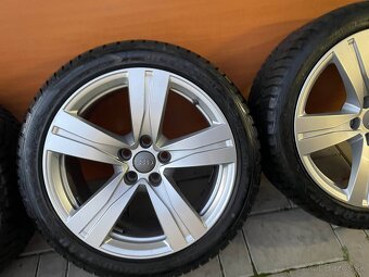 Orig. alu disky. AUDI 5x112 8J x18 ET 25 VW 245 45 R18 zimn - 2